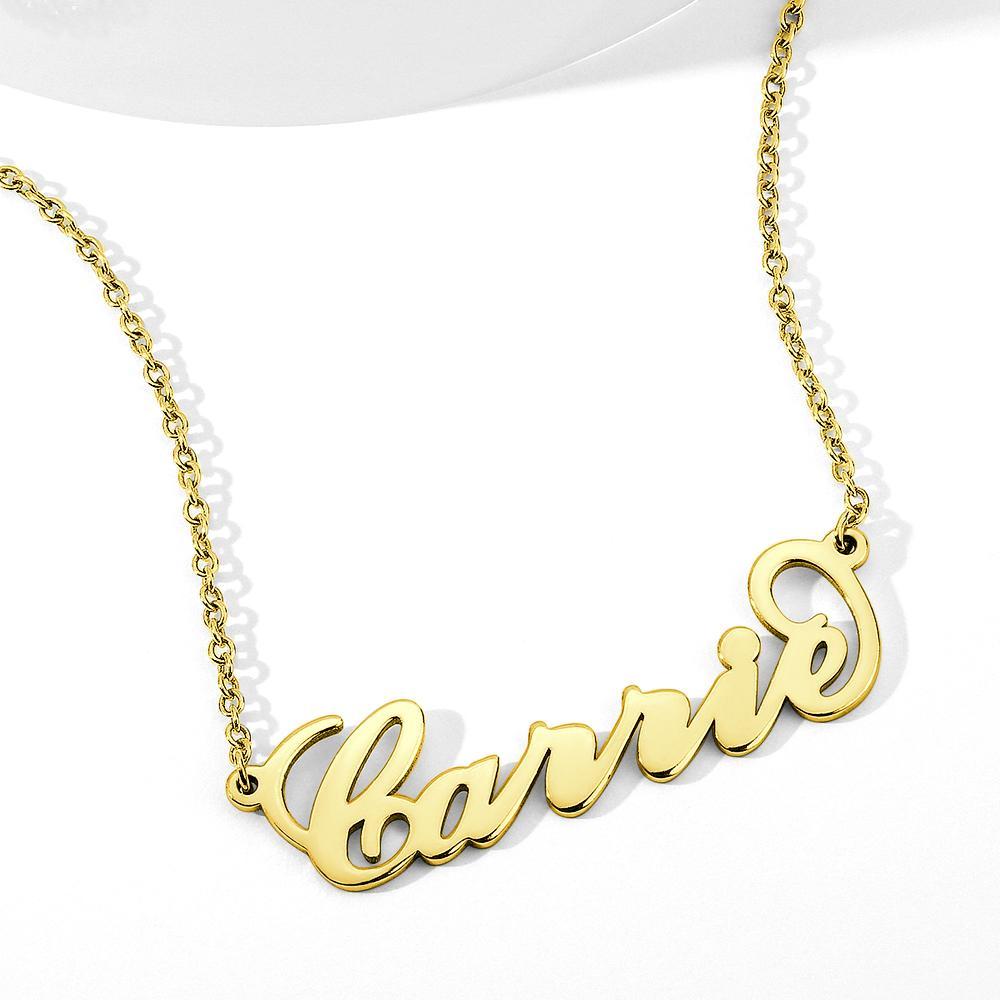 14kt 2024 name necklace